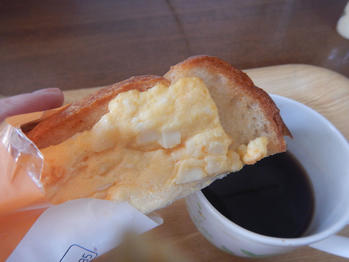 喫茶店風たまごトースト